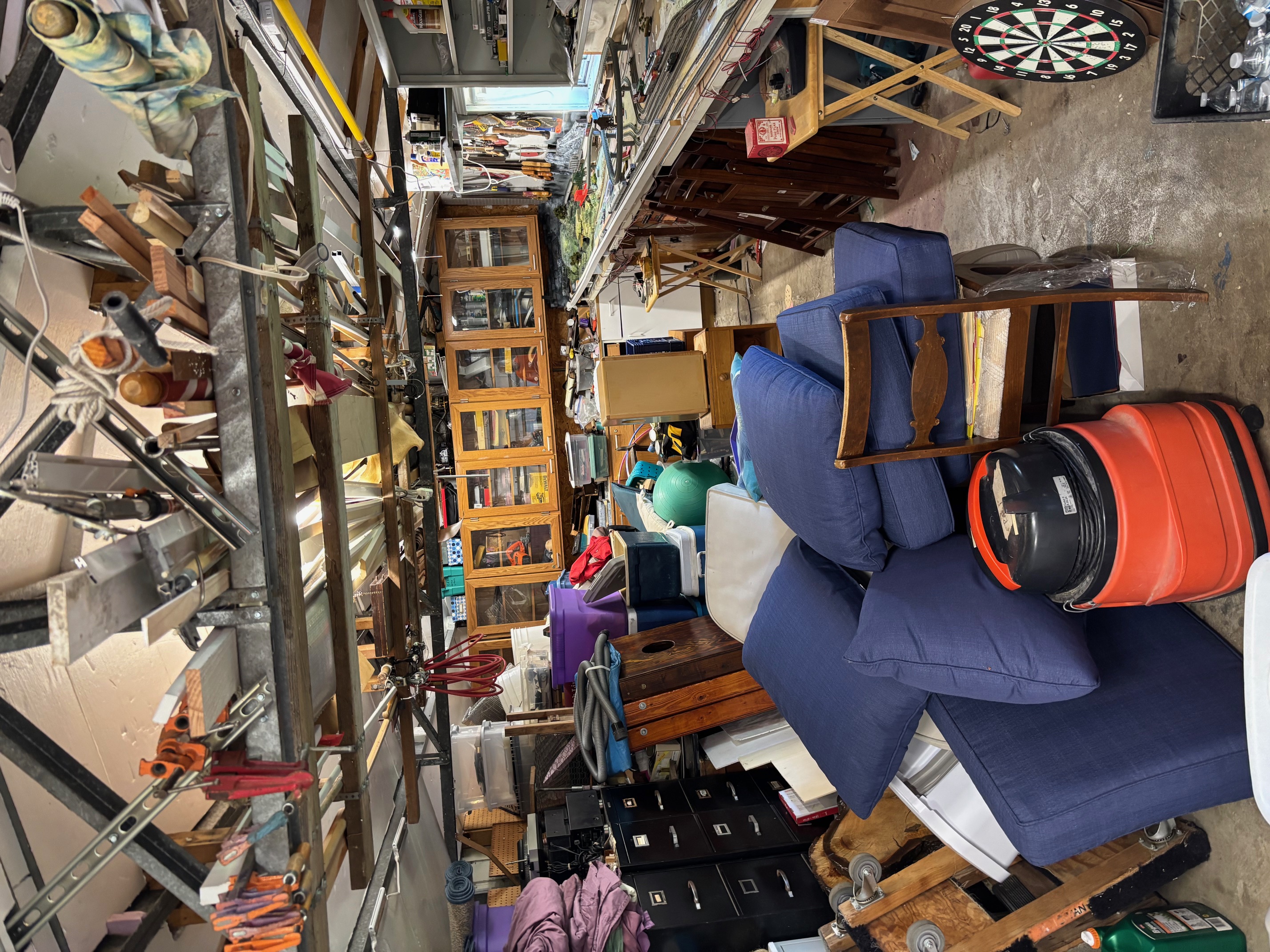 Messy room — before
